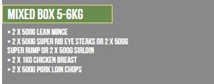 Butcher Box Mixed Pack (RUMP)