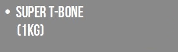 Butcher Box Super T Bone 1kg